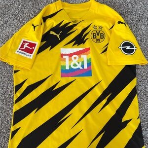 Puma Borussia Dortmund 20/21 Home V2 Kit Sancho Sz L Flaws